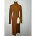 ASTR The Label Hi Slit Turtleneck Long Sweater Tan Women's XS New