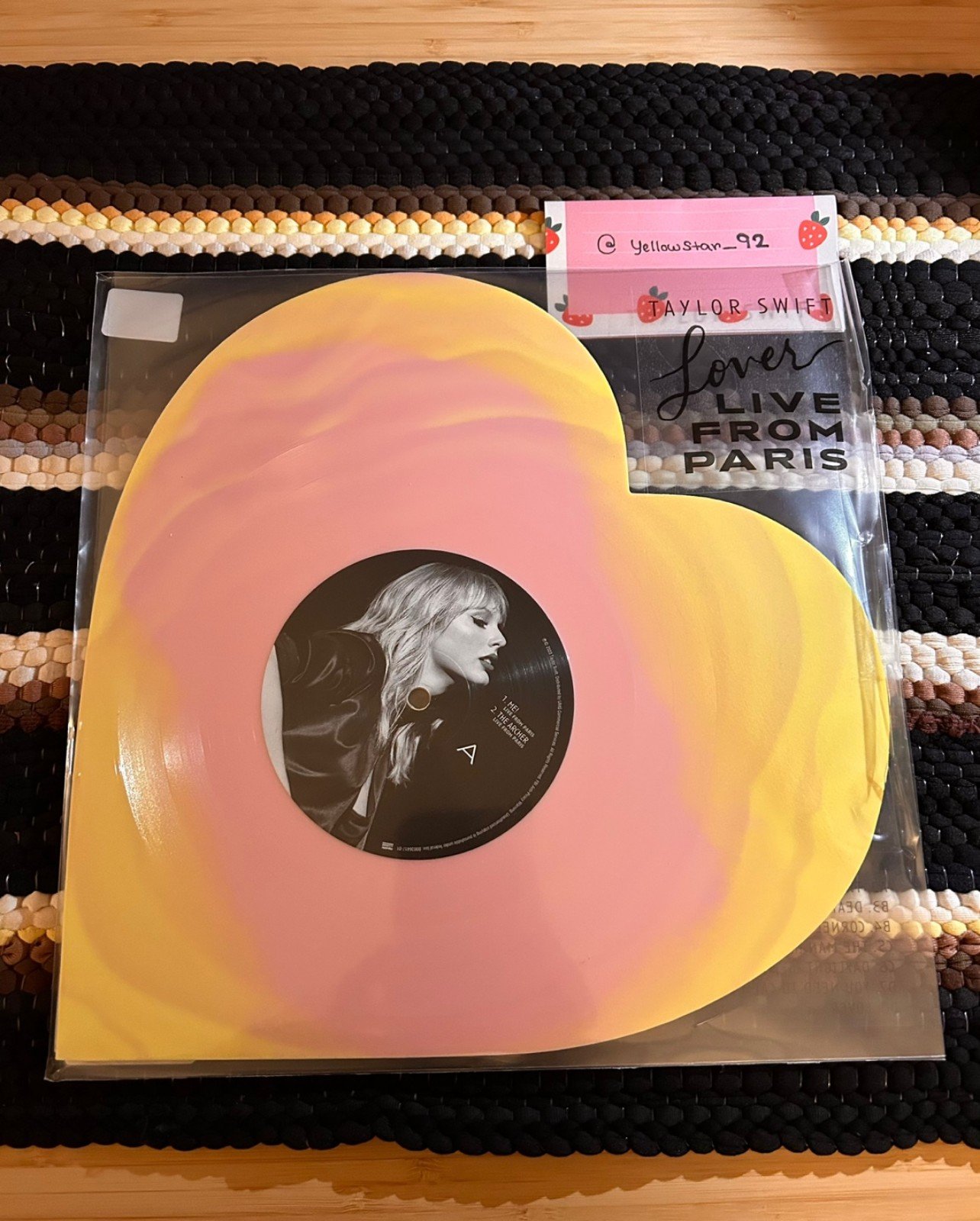 Taylor Swift Lover Live From Paris 2025 Vinyl