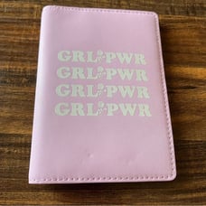 Rebecca Minkoff Light Orchid GRL PWR Leather Passport Case Holder NWT