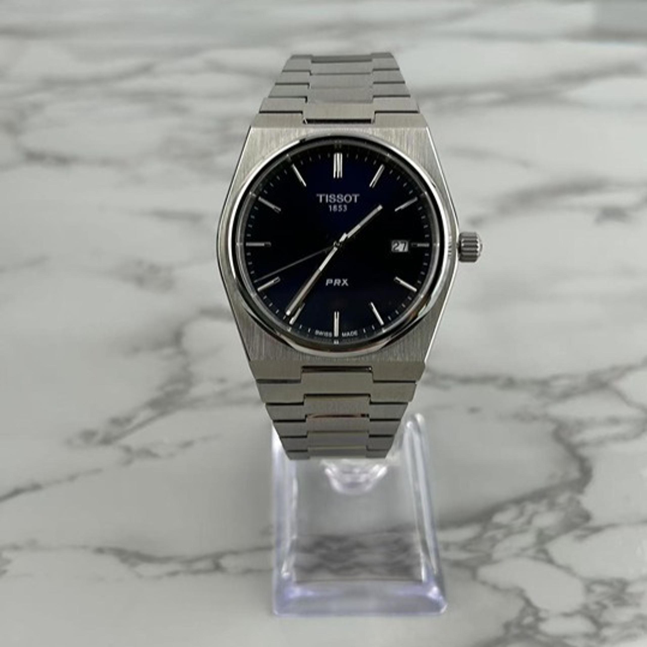 Tissot PRX 40mm Swiss Quartz Movement Men's Watch-Blue Dial-T1374101104100