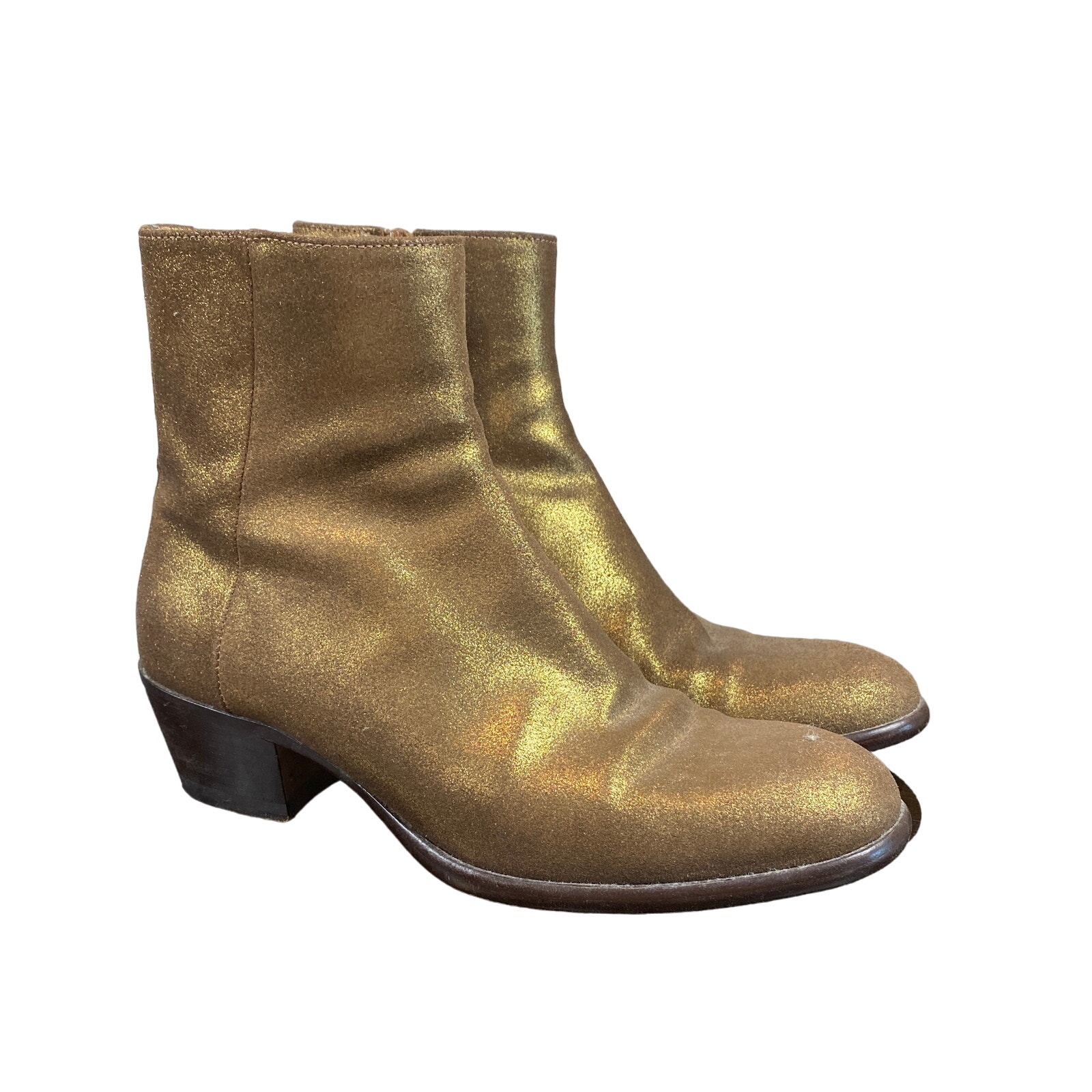 Maison Martin Margiela Replica Tuxedo Cuban Heel Boots Women's 38