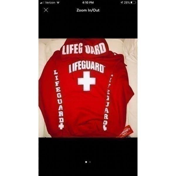 Lifeguard women sweatshirt hoodie size S