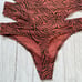 New CHANTELLE Set Of 3 Soft Stretch Seamless Thong Panty One size