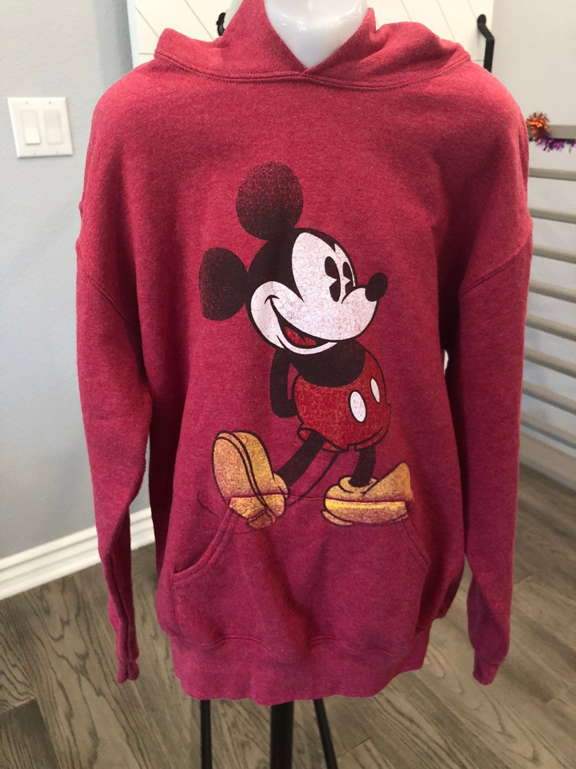 Mens Disney Park Mickey Mouse Hoodie