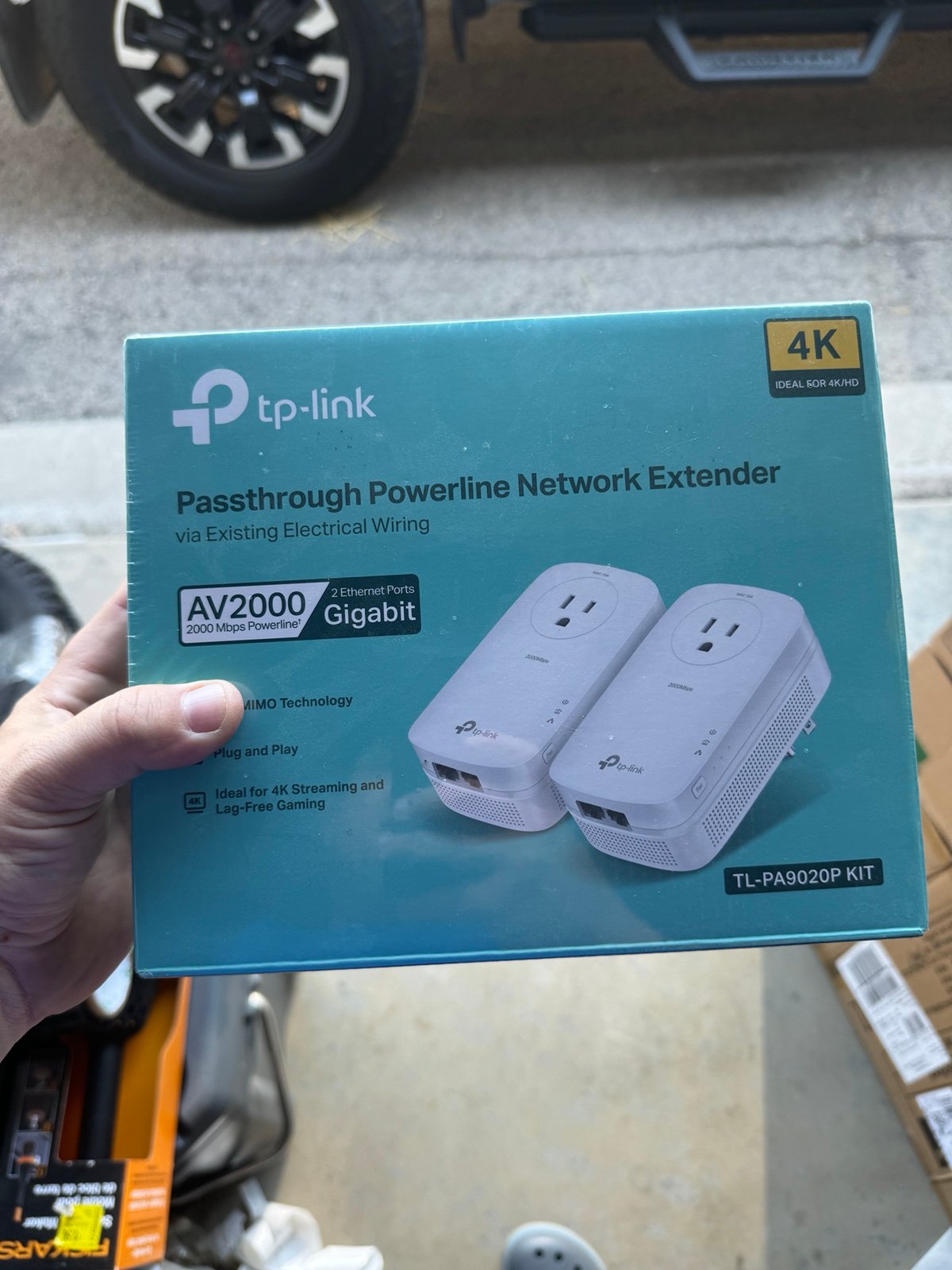 TP-Link power line network extender