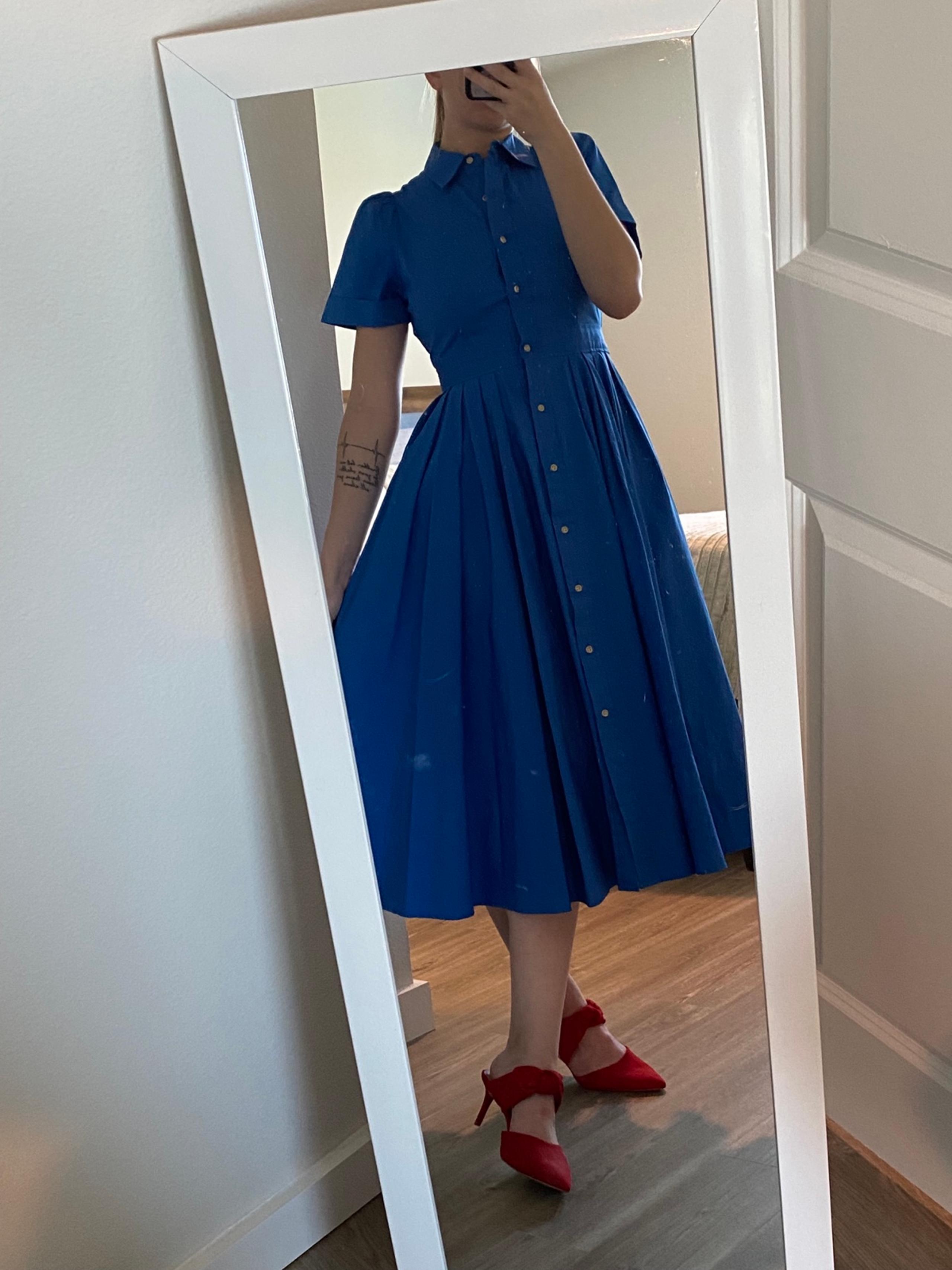 Blue dress
