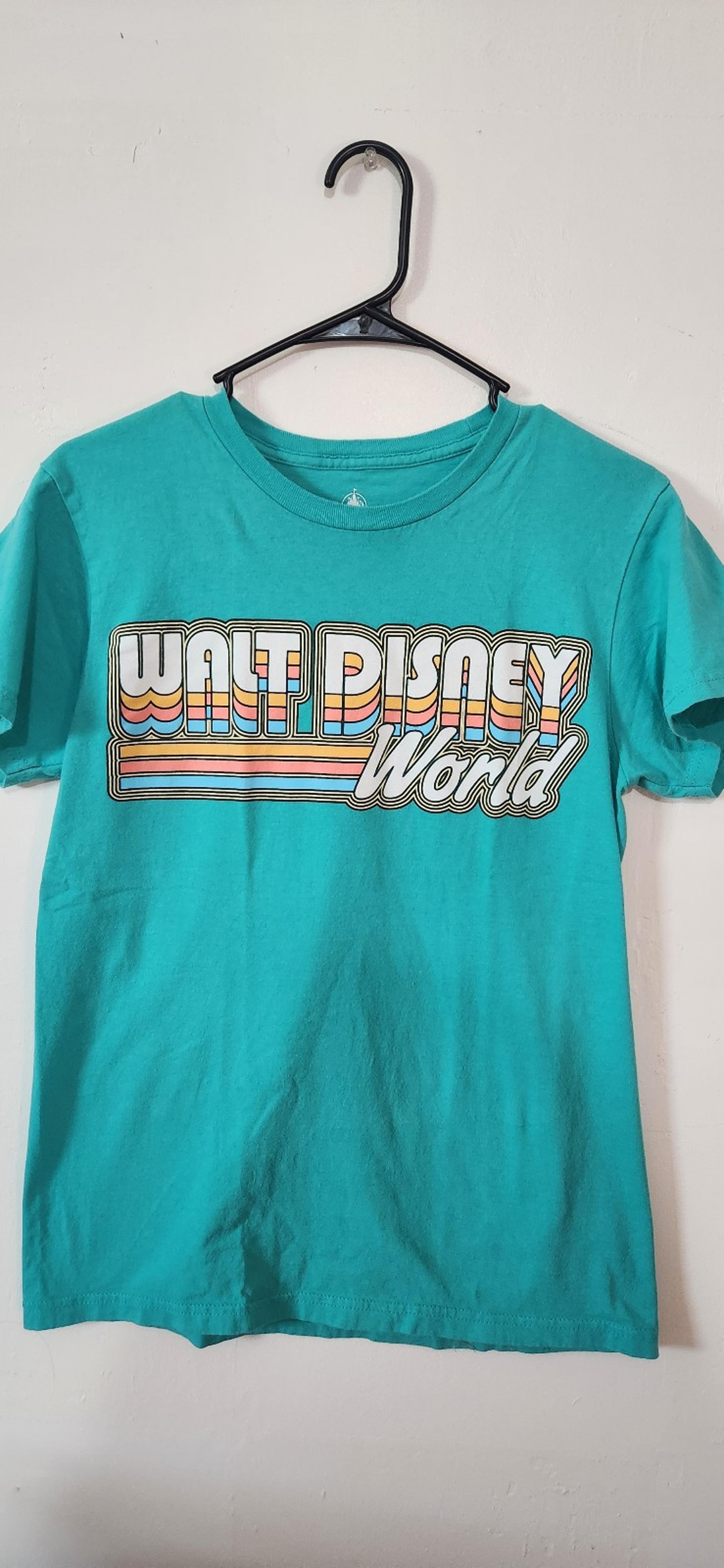 Walt Disney World park turquoise t shirt