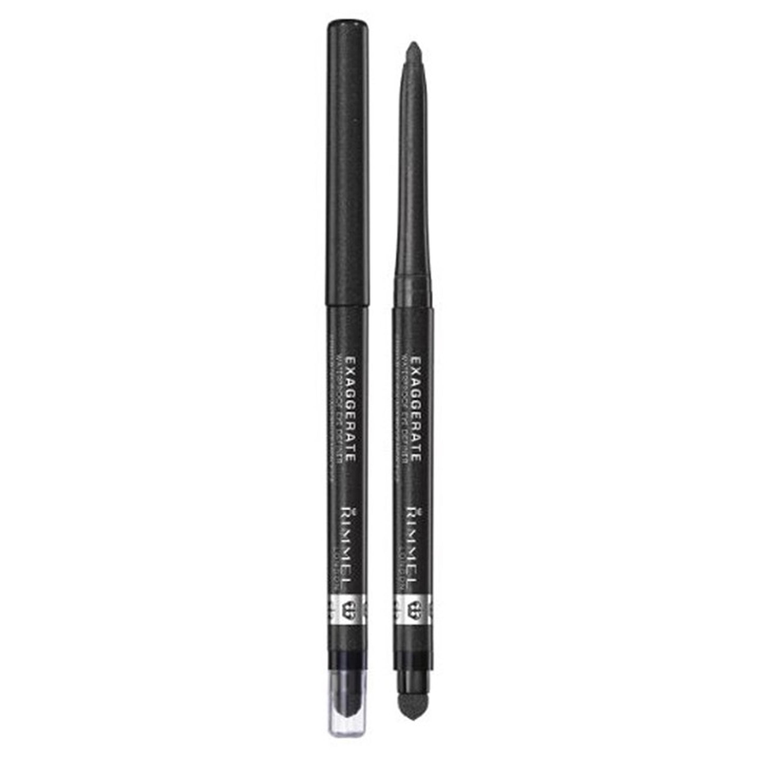 NEW Rimmel Exaggerate Eye Definer, Starlit Black, 0.01 Ounces A23