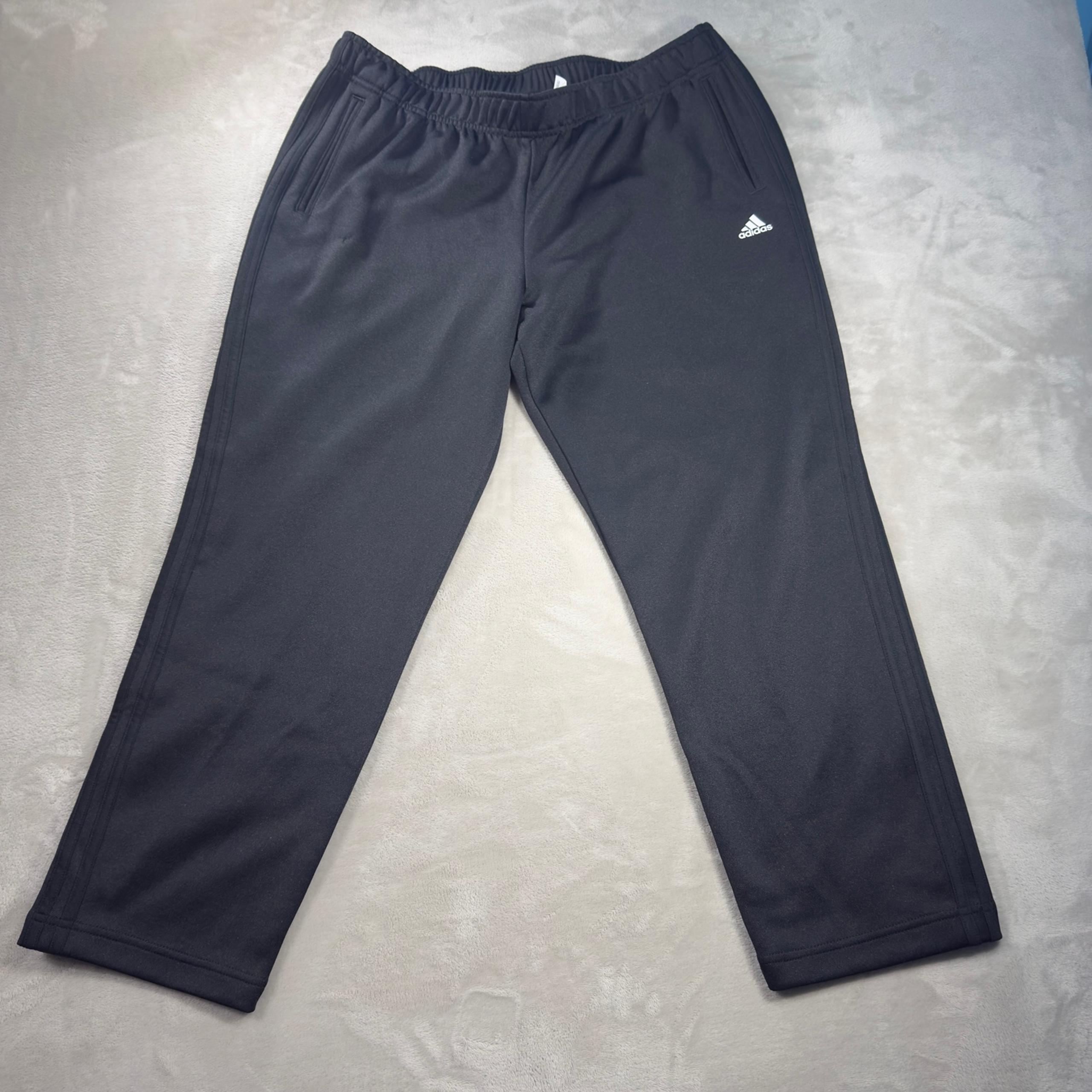 Adidas Breakaway Track Pants Women Sz XL Black Pockets Basketball Warmup CG1276