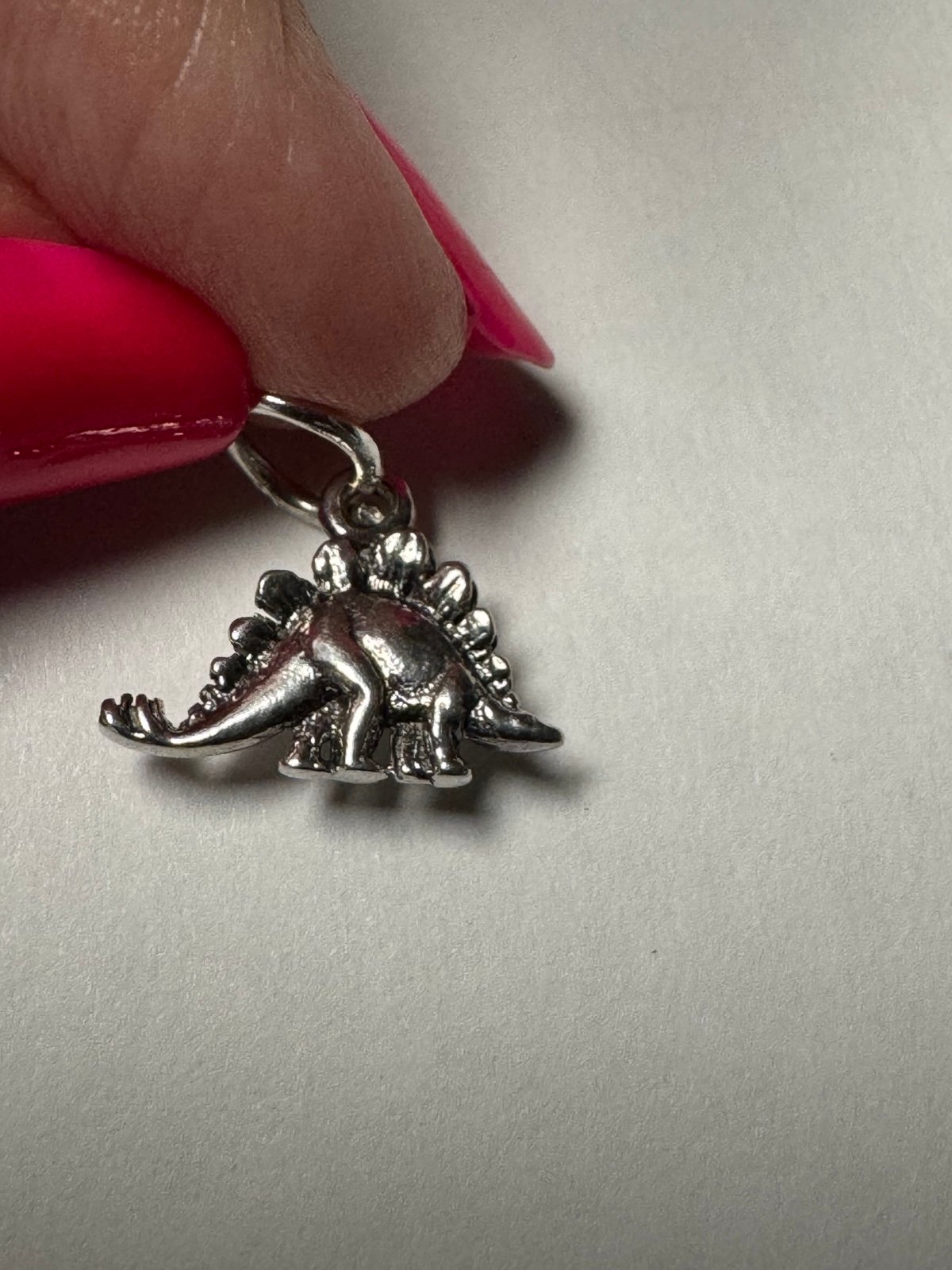 James Avery Stegosaurus Dinosaur Charm - cut