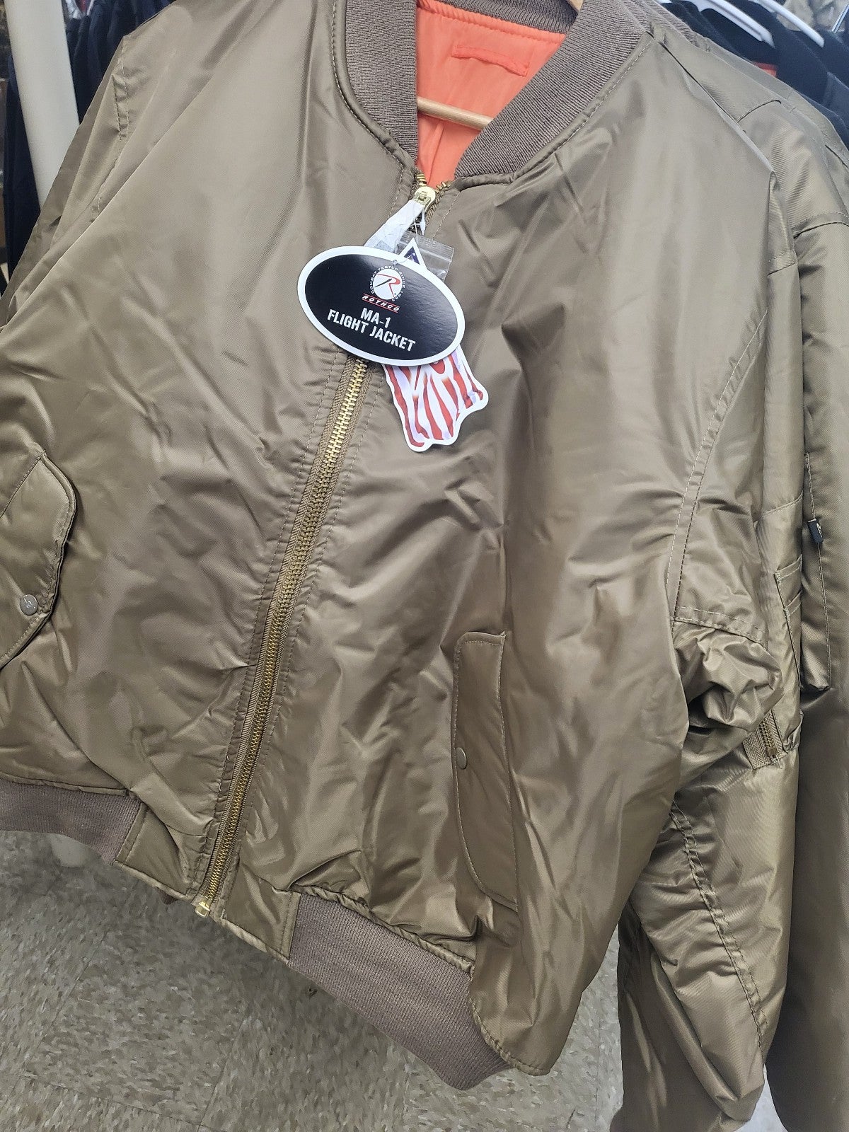 2X gold reversible Bomber Jacket