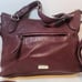 Jessica Simpson Leather Cheetah Print Marron Tote Bag Satchel Purse