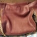 Jessica Simpson Leather Cheetah Print Marron Tote Bag Satchel Purse