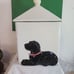 Big Sky Carvers Canine Cookie/treat Jar Phyllis Driscoll Black Lab 11 Tall