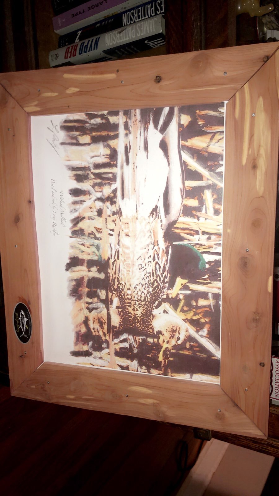 Yellowfin gallery Larry Rackley painting custom frame