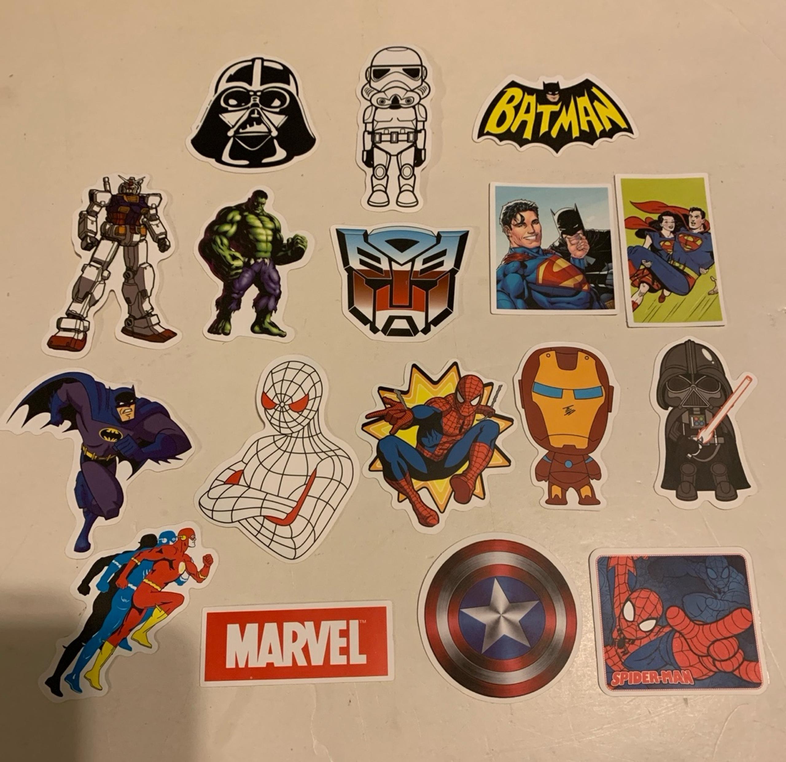 Superhero Waterproof Stickers