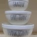Rae Dunn | Thanksgiving Mixing Bowl Set | Mint