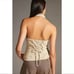 Anthropologie Halter Vest sand M
