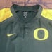 Nike Oregon Ducks Coaches Wind Breaker Jacket Pullover Mens XL Short Sleeve.
