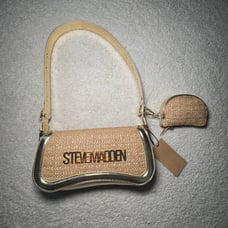 Steve Madden Tan Y2K Beach Summer Shoulder Bag