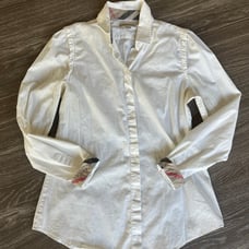 Burberry brit button down office white Shirt