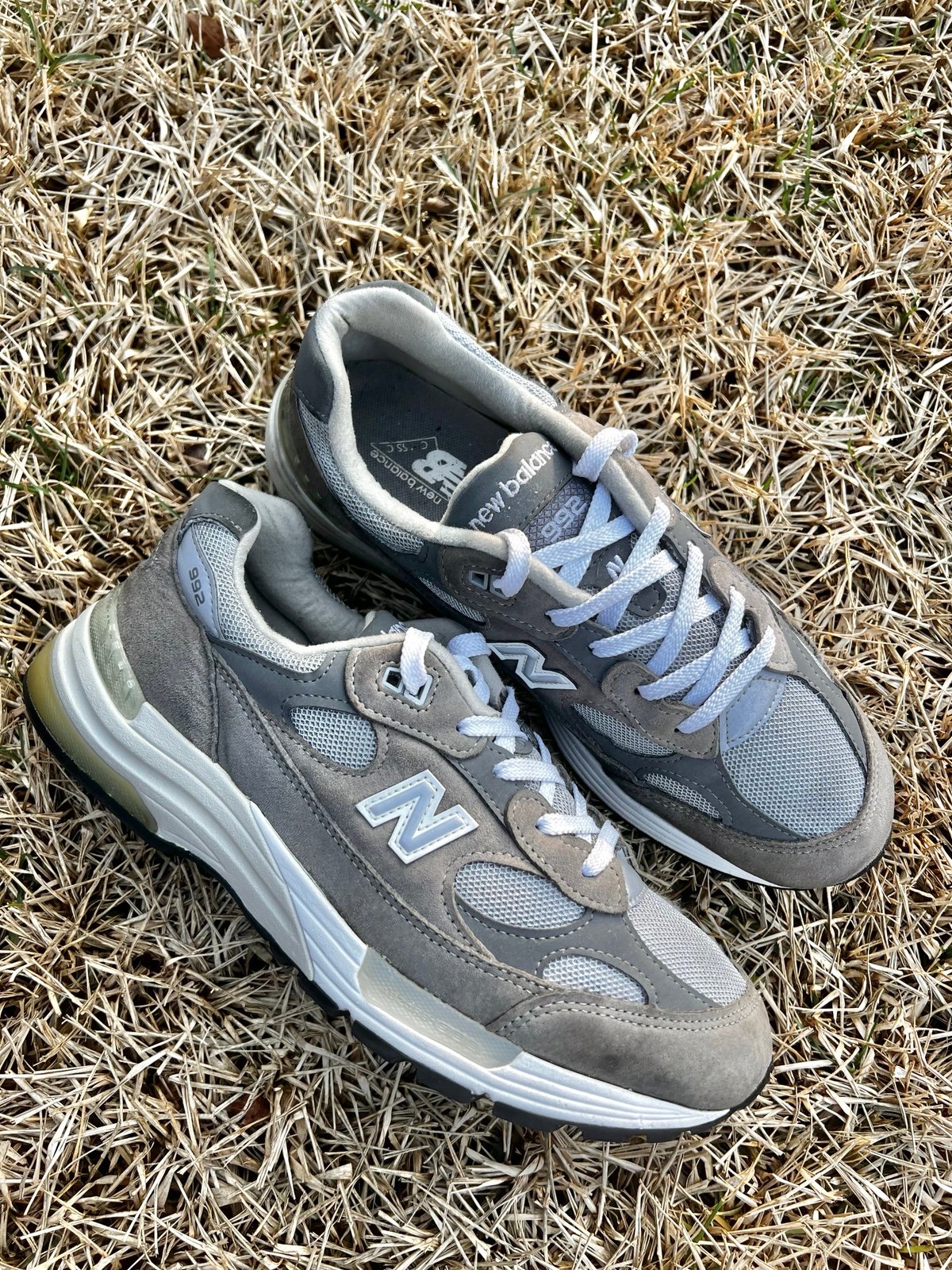 CLEAN New Balance 992 USA Castlerock Grey Size 10 Womens shoes