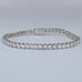 Solid 925 Silver Womens 2ct Diamond Tennis Bracelet 6.5 Authentic Real Jewelry