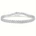 Solid 925 Silver Womens 2ct Diamond Tennis Bracelet 6.5 Authentic Real Jewelry