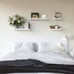 Floating Shelves Set of 4, Wall Mounted Shelves with Lips for Storage