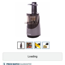 NuWave Nutri-Master Slow Juicer in Black
