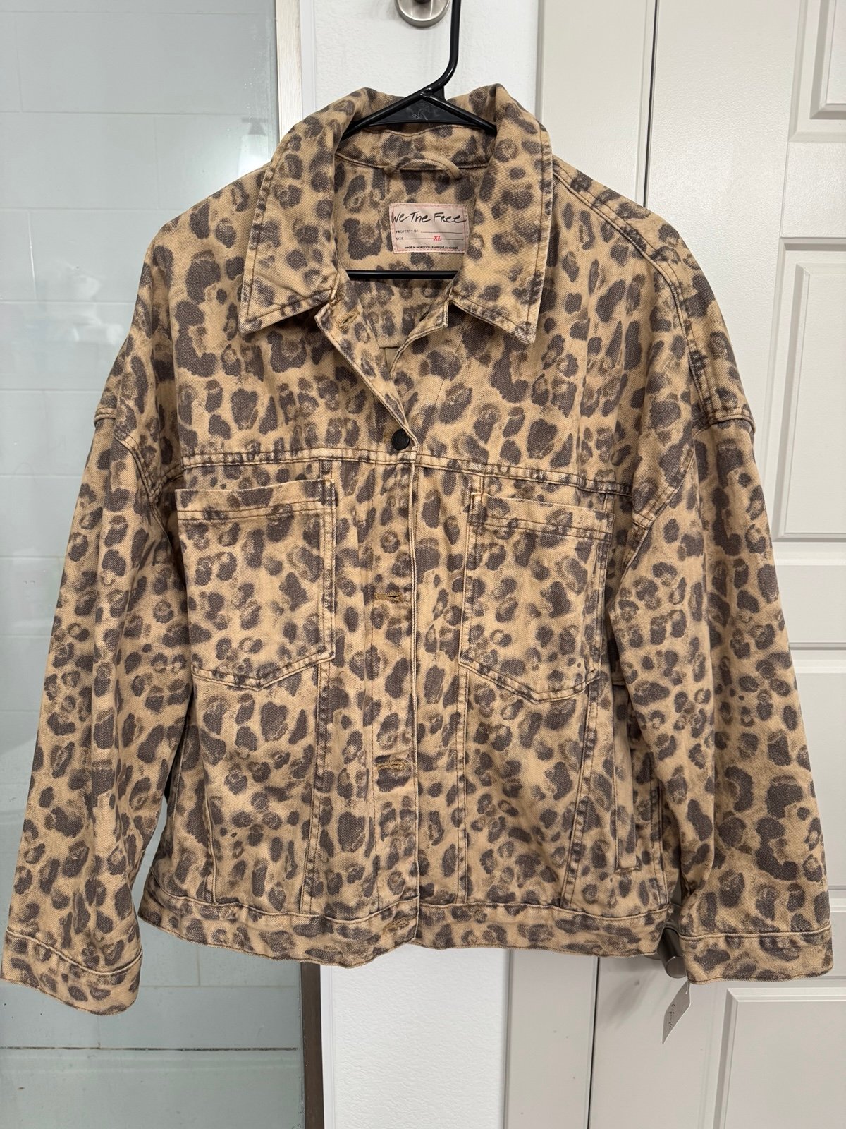 Free People Opal Swing jacket (leopard) XL