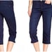 SPANX Casual Capri Dark Blue High Rise Jeans Women's Size 30 NWT