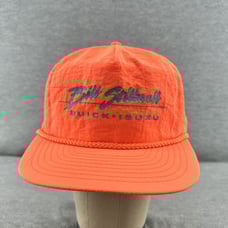 Vintage NISSAN CAP- Bill Stillwell Buick Isuzu Orange Adjustable Cap/ Hat (Q3)