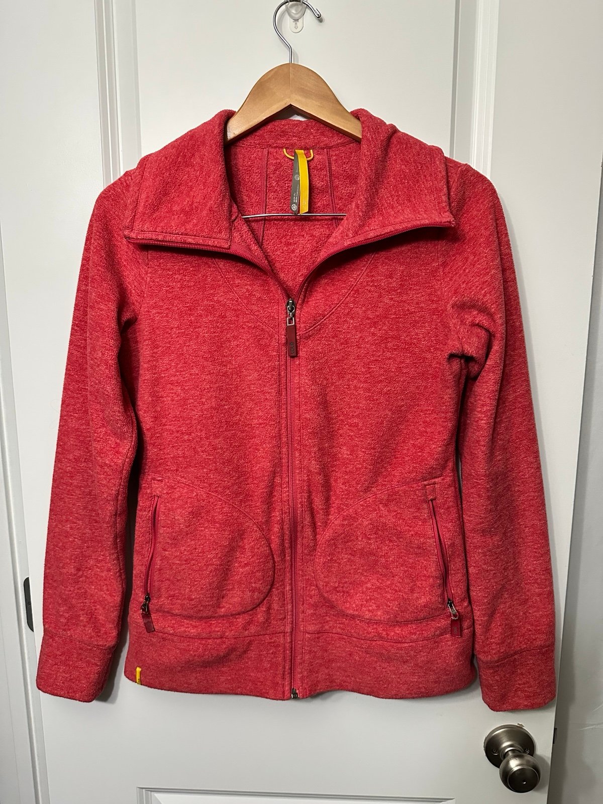 Lole Red Fleece Jacket Size Medium