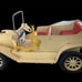 Vintage 1917 Ford Tin Friction Toy Car Model T roadster Made in Japan 9 1950's