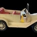 Vintage 1917 Ford Tin Friction Toy Car Model T roadster Made in Japan 9 1950's
