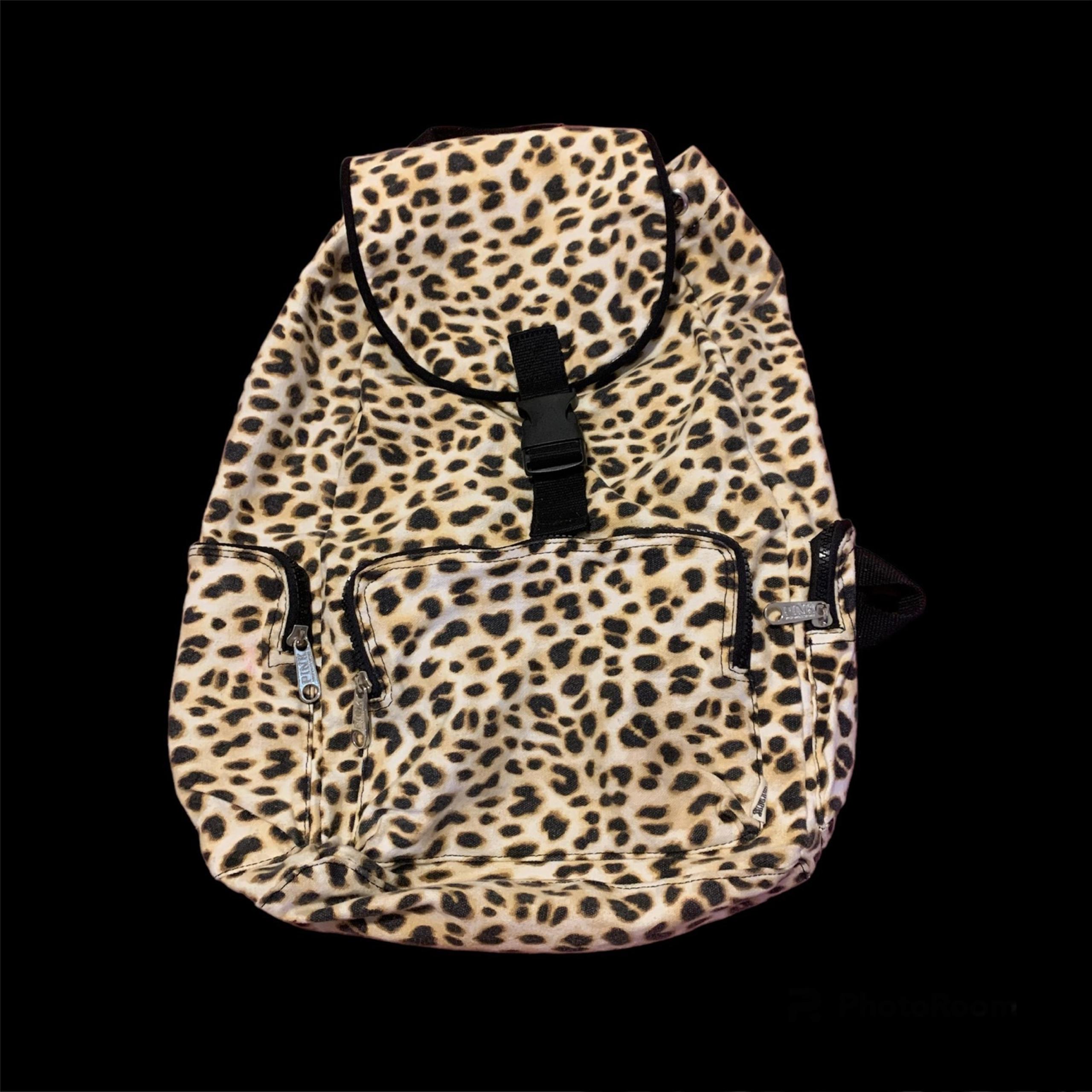VS PINK Leopard Print Backpack