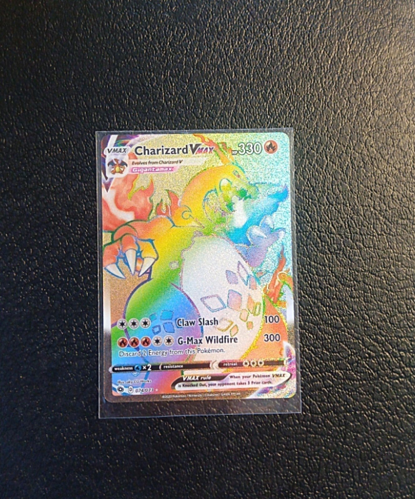 Pokemon Rare Rainbow Charizard Mint