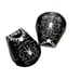 Black spike roller skates toe guards
