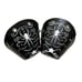 Black spike roller skates toe guards