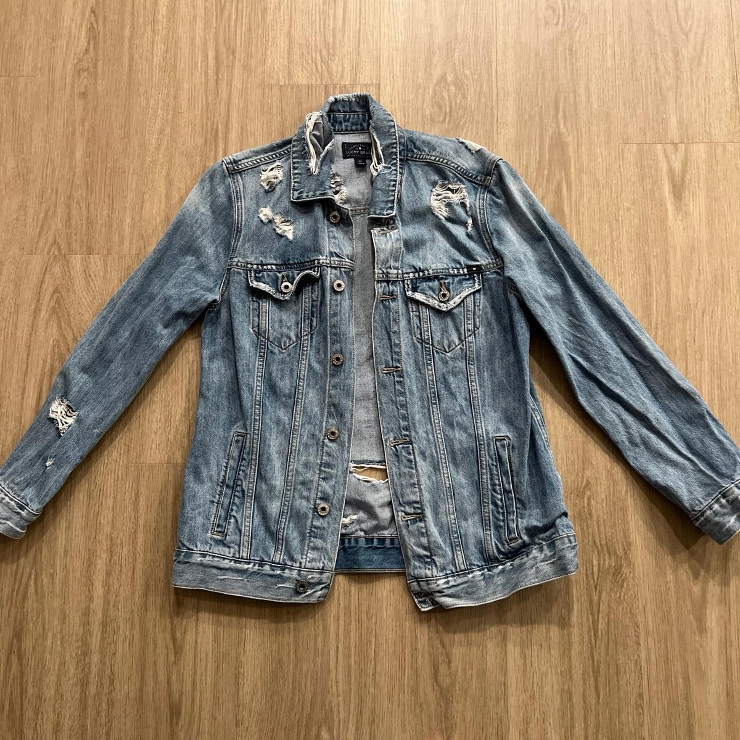 Oversized Lucky Brand Jean Jacket