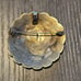 Vintage Alpaca Silver & Abalone Siesta Scene Scalloped Brooch