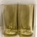 06 Ty Pennington Style Summertyme Sears Clear Green Resin 6.25 Glasses 4 Set