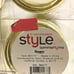 06 Ty Pennington Style Summertyme Sears Clear Green Resin 6.25 Glasses 4 Set