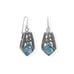 Sterling Silver Roman Glass Earrings