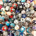 Unique Clay Boho Style multi Color Beads