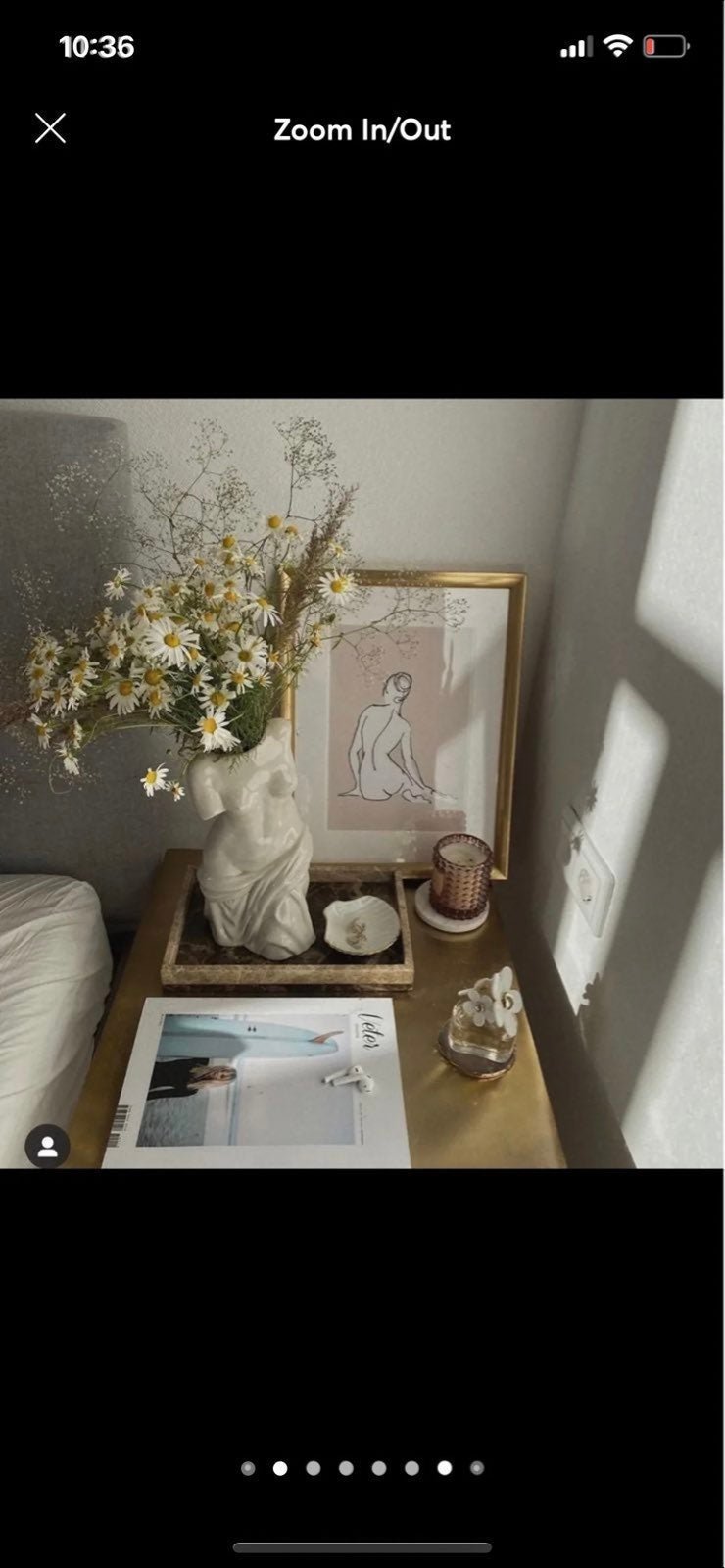 H&m body torso vase