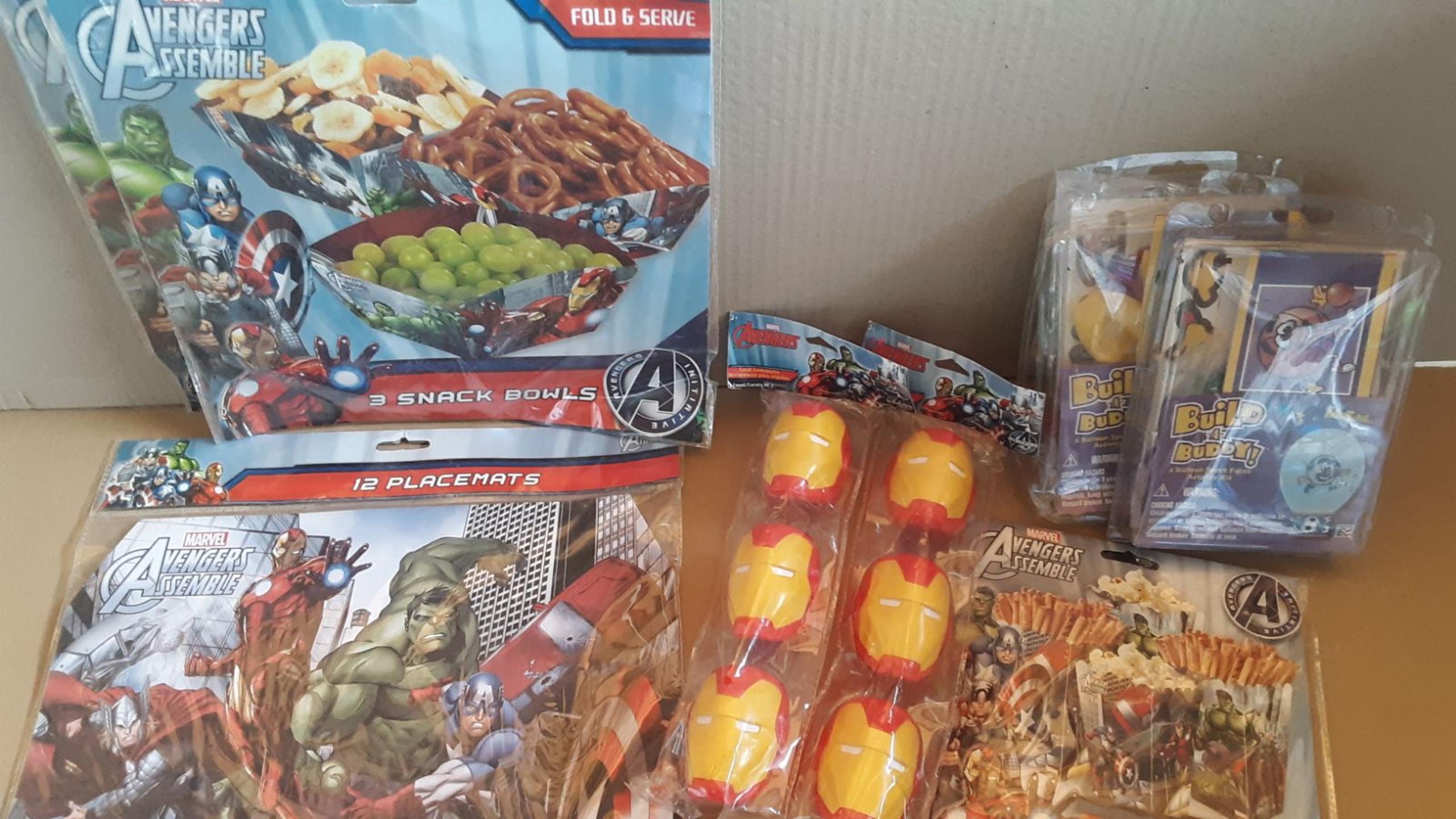 Marvel party decorations lot