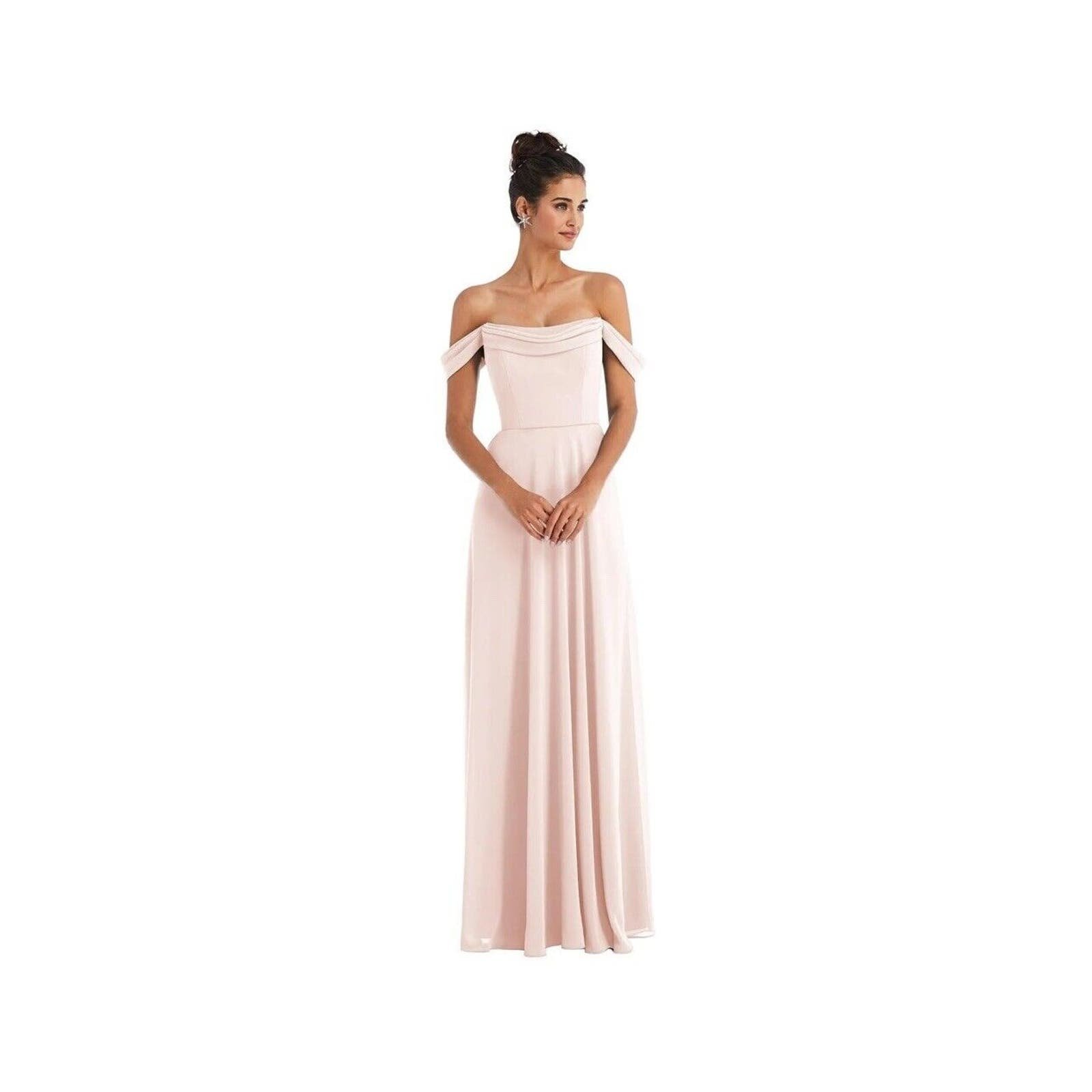 Thread TH065.....Off-the-Shoulder Draped Neckline Maxi Dress....Bliss...Size 6
