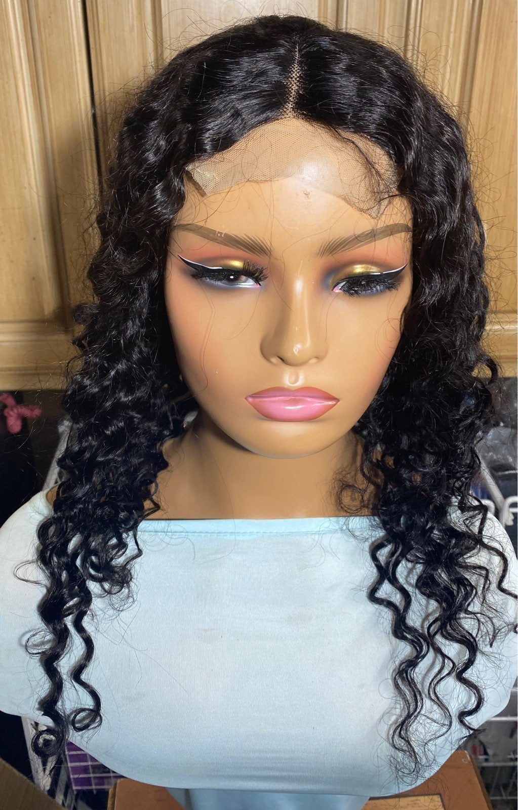 NEW 100% Human HairLace front wig 20